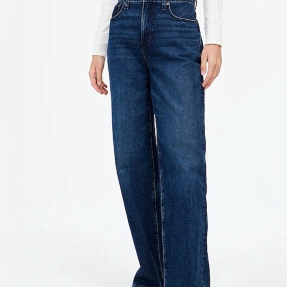 Madewell Women's Wide Leg Jeans - Deep Indigo